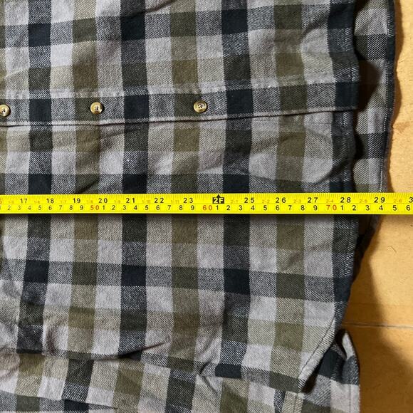 Fjall Raven Mens Skog Gray/Blue Button-Up Long Sleeve Shirt Size Large - Picture 7 of 8